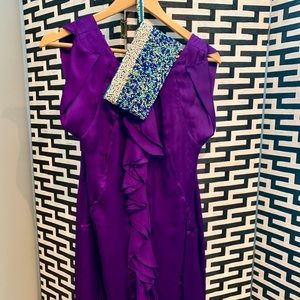 Gorgeous royal purple mini dress